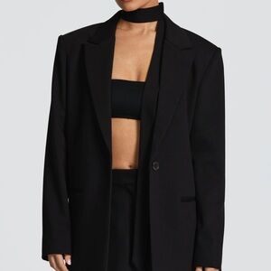 Sophisticated Women's Black Suit Jacket